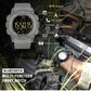 Military Waterproof Digital Watch - 100M Sport Watch with LED Display for Outdoor Adventures