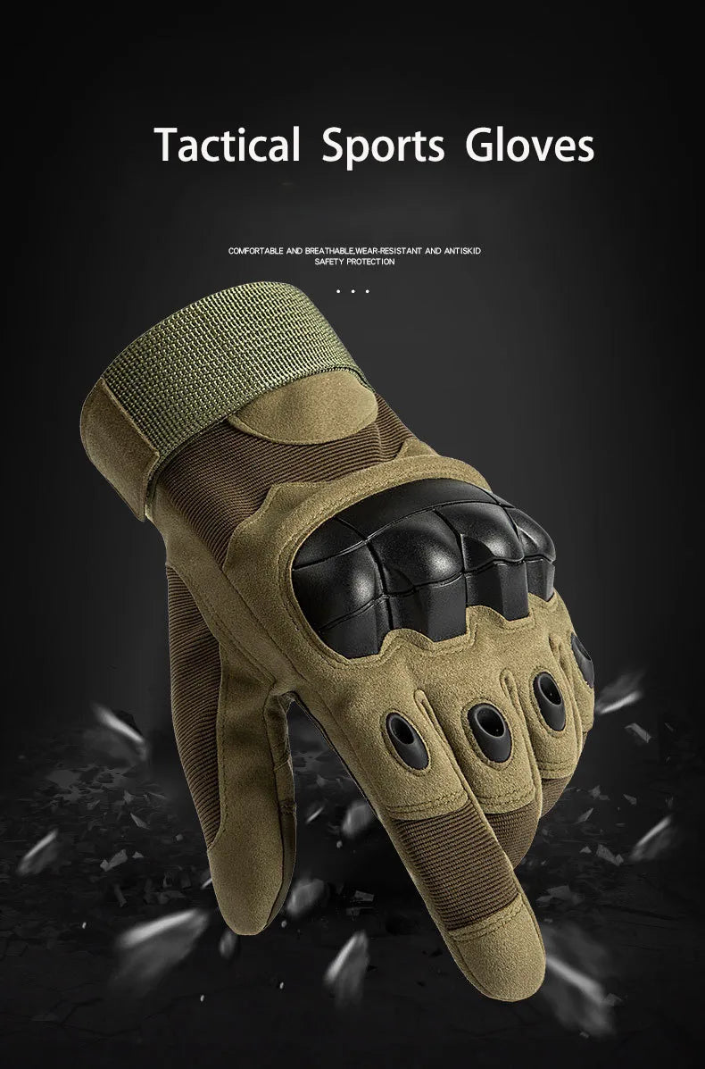 Tactical Full-Finger Shooting Gloves – Touchscreen Compatible Military Hunting Gear