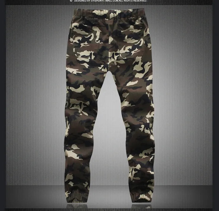 Camouflage Military Jogger Pants