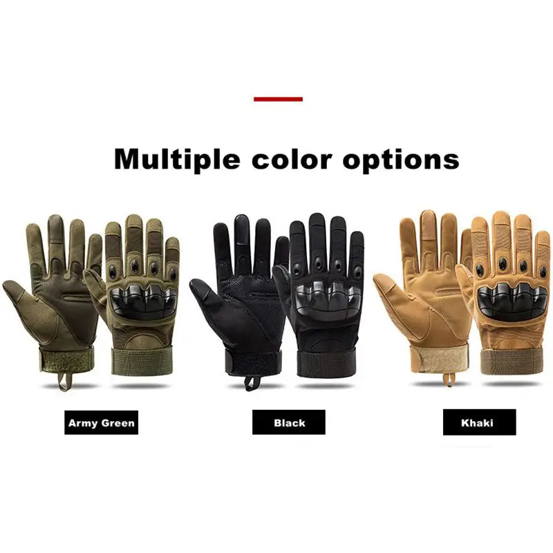 Tactical Full-Finger Shooting Gloves – Touchscreen Compatible Military Hunting Gear