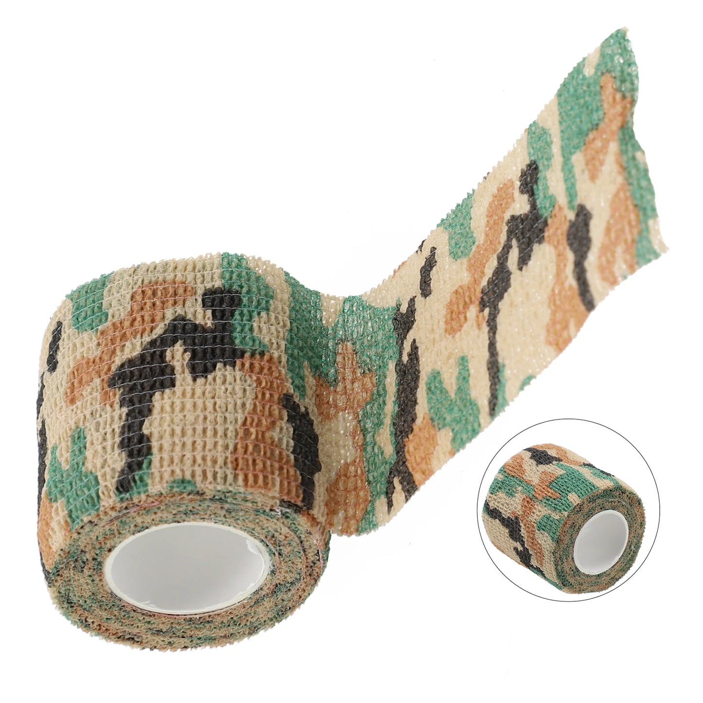 Camouflage Self-Cling Tape – Reusable Camo Wrap for Hunting & Tactical Gear