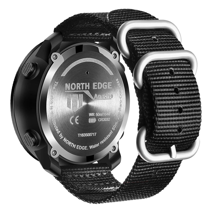 Men’s Sport Digital Watch - Waterproof, Altimeter, Barometer, Compass, and Military Style