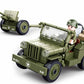 Military Patrol Vehicle Building Block Set - WWII Army Forces