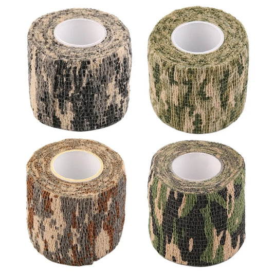 Camouflage Self-Cling Tape – Reusable Camo Wrap for Hunting & Tactical Gear