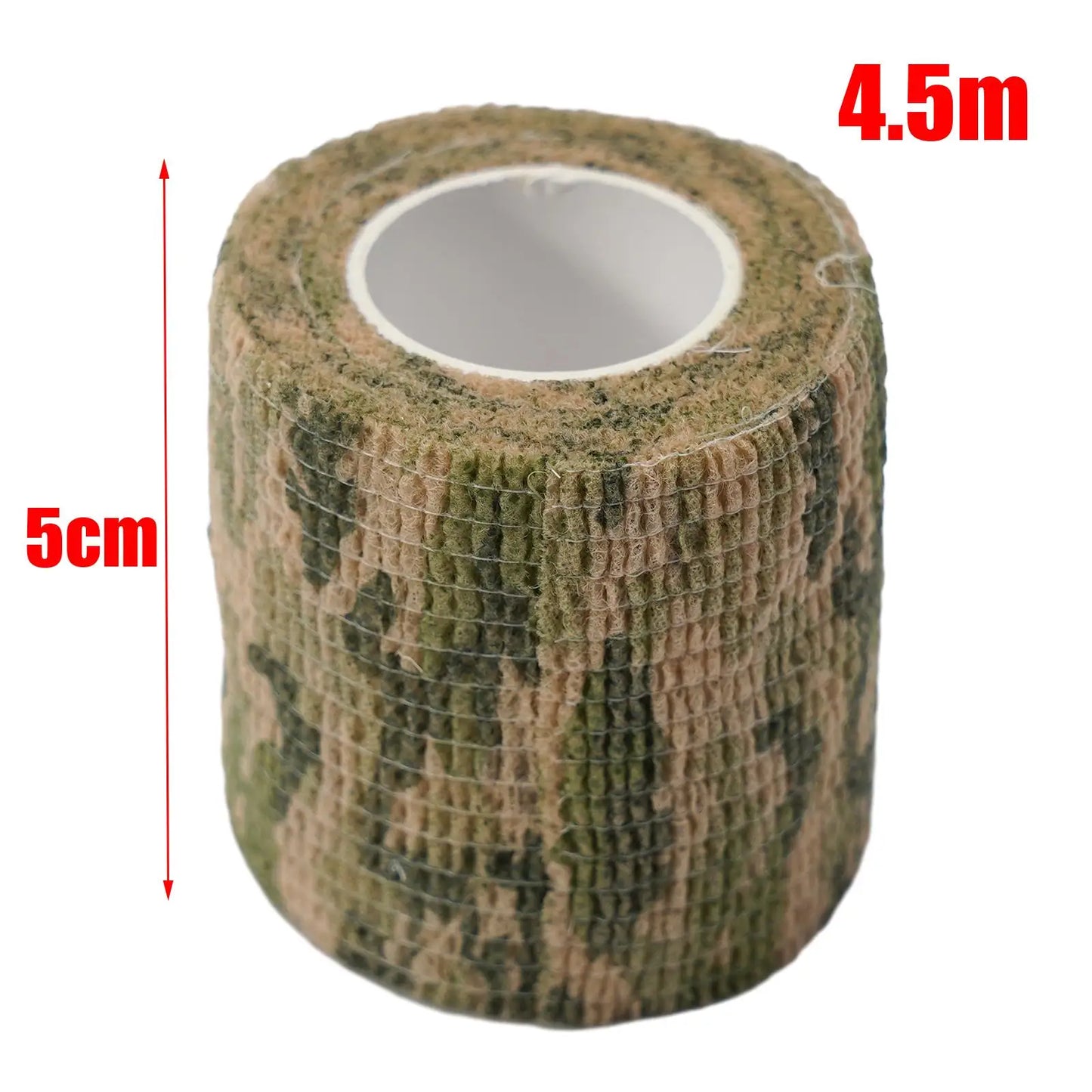 Camouflage Self-Cling Tape – Reusable Camo Wrap for Hunting & Tactical Gear