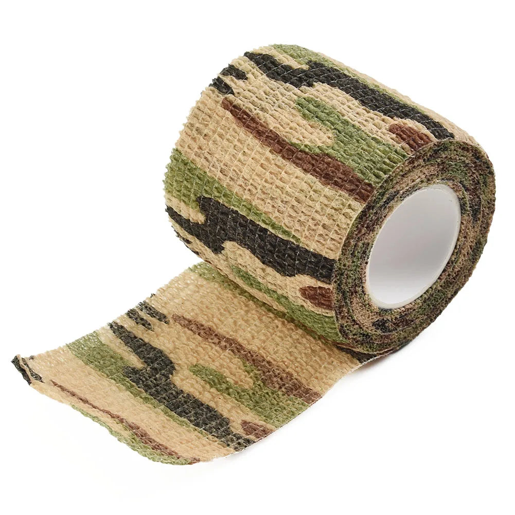 Camouflage Self-Cling Tape – Reusable Camo Wrap for Hunting & Tactical Gear