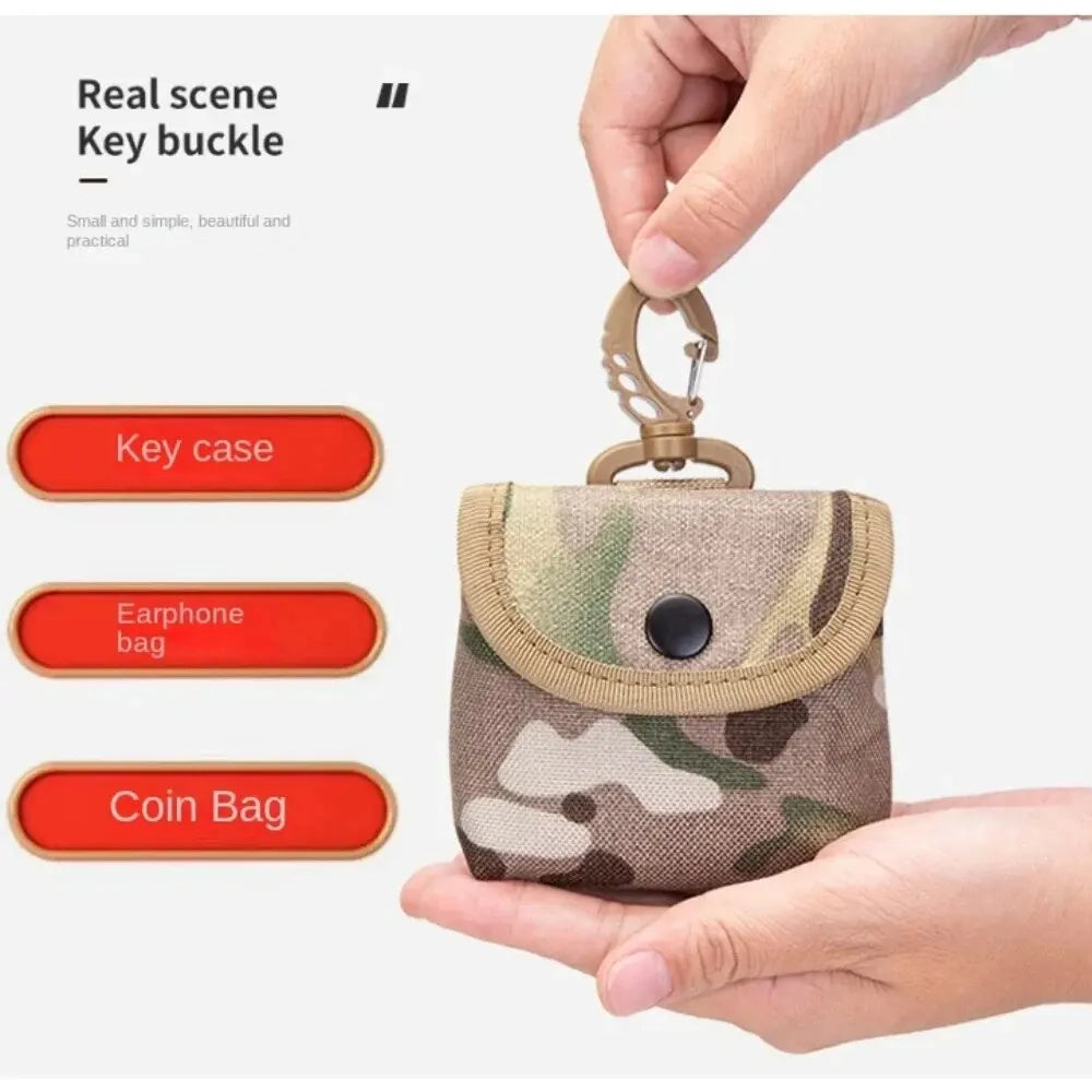 Mini Tactical Utility Pouch with Key Buckle