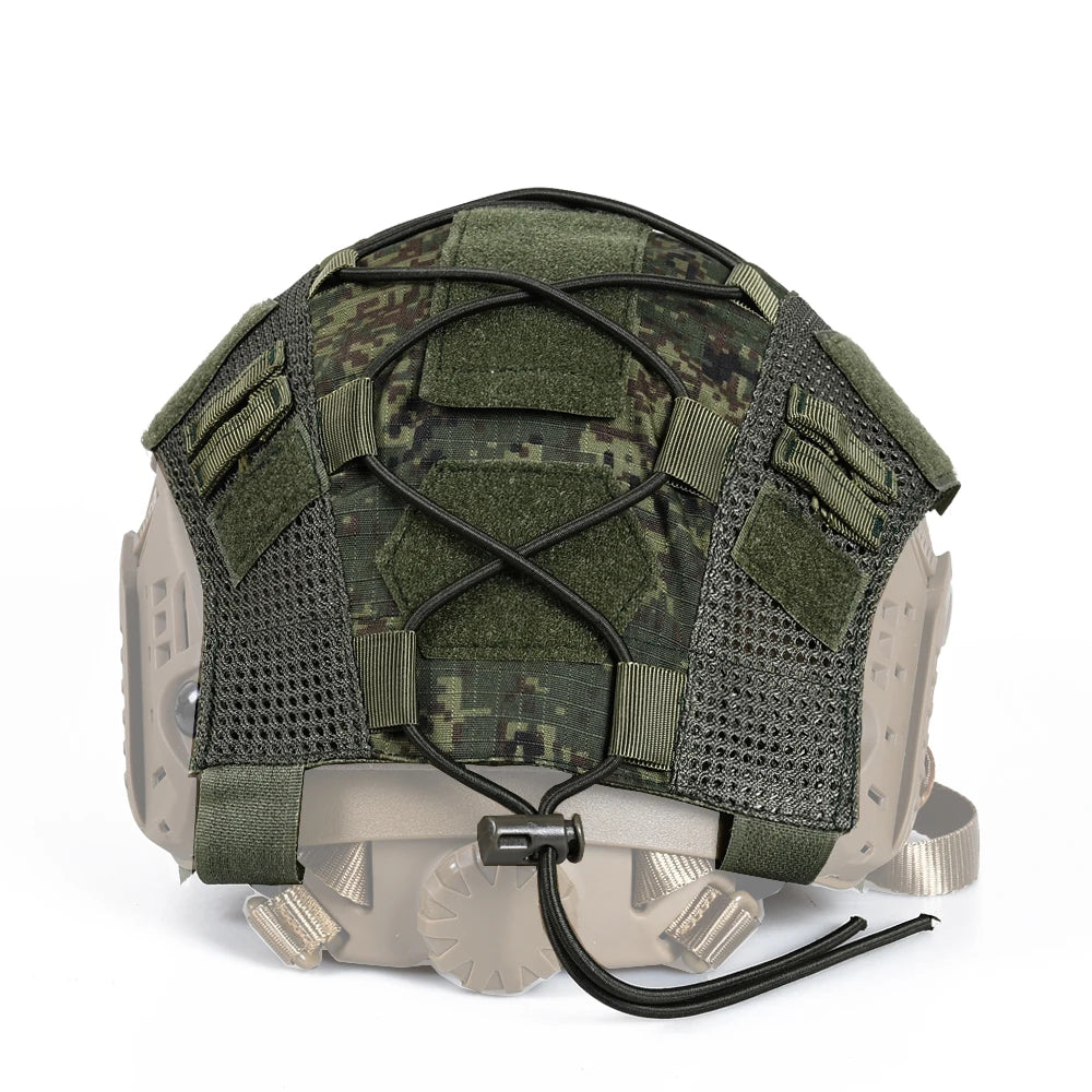 Tactical Helmet Cover for Airsoft & Paintball – High-Cut OPS-Core Design