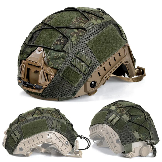 Tactical Helmet Cover for Airsoft & Paintball – High-Cut OPS-Core Design