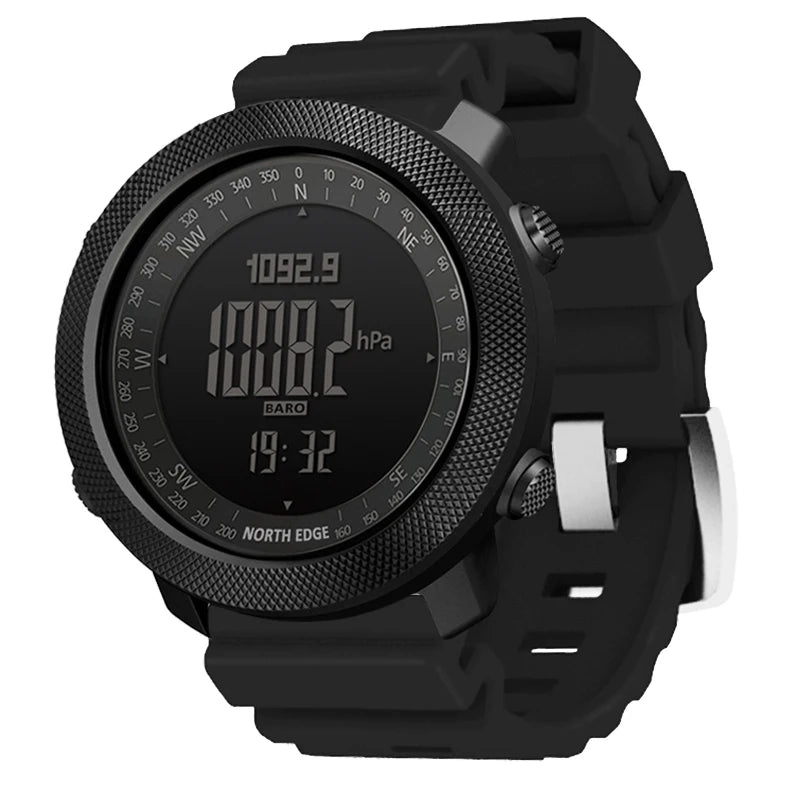 Men’s Sport Digital Watch - Waterproof, Altimeter, Barometer, Compass, and Military Style