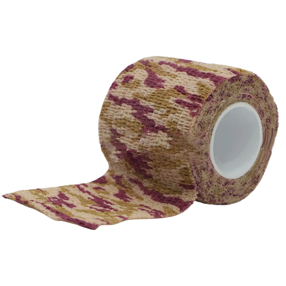 Camouflage Self-Cling Tape – Reusable Camo Wrap for Hunting & Tactical Gear