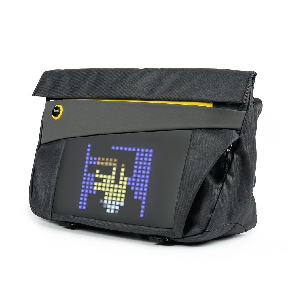 Customizable Pixel Display Waterproof Sling Bag